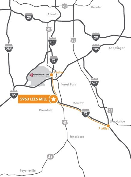 More Photos Of 5963 Lees Mill Rd, Forest Park Distribution For Lease