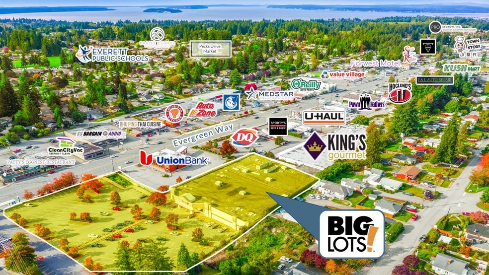 More Photos Of 6727 Evergreen Way, Everett Freestanding For Lease