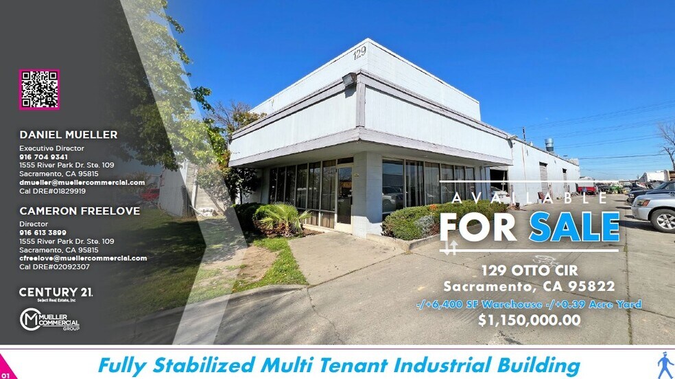 Primary Photo Of 129 Otto Cir, Sacramento Industrial For Sale