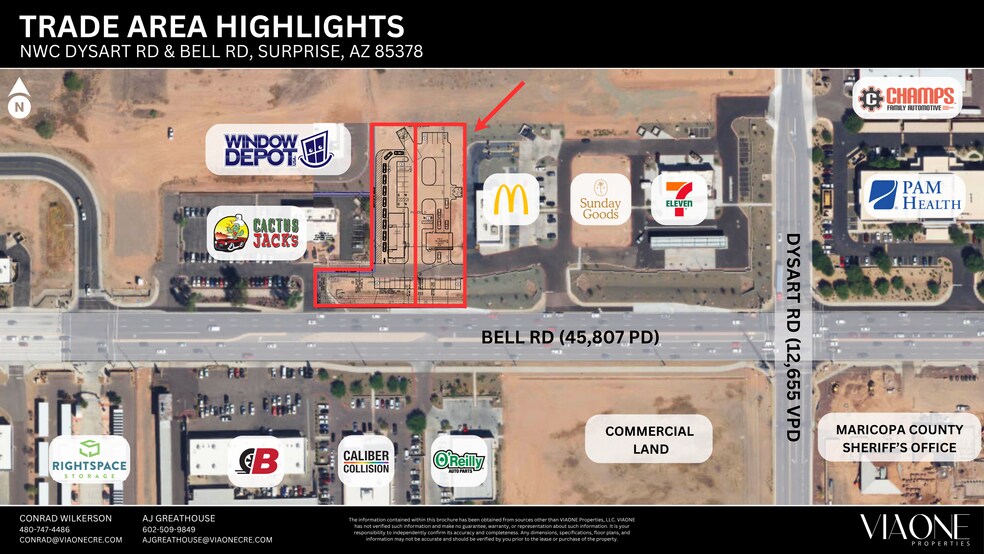 More Photos Of 13182 Bell Rd, Surprise Land For Lease
