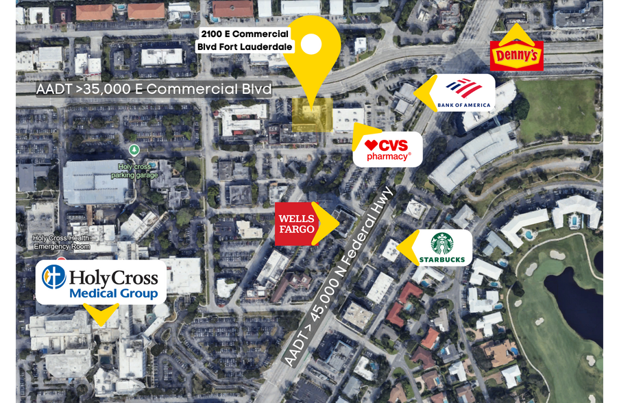 More Photos Of 2100 E Commercial Blvd, Fort Lauderdale Storefront Retail Office For Lease