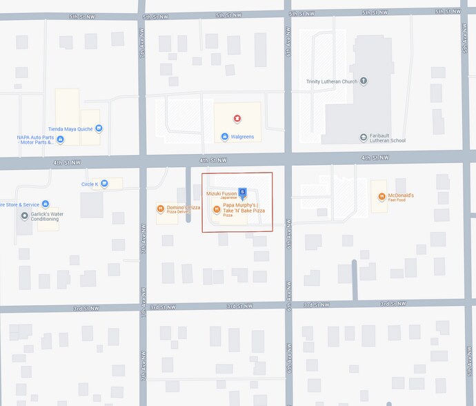 More Photos Of 609-615 4th St NW, Faribault Storefront For Lease