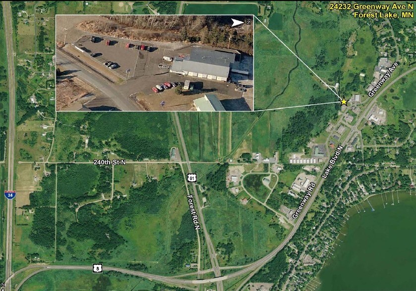 More Photos Of 24232 Greenway Ave, Forest Lake Warehouse For Lease