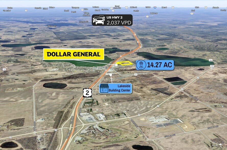 More Photos Of adj. to 209 U.S. 2, Erskine Land For Sale