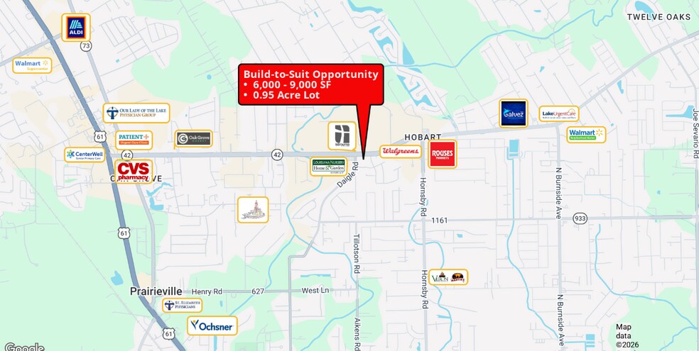 More Photos Of 39281 Louisiana 42, Prairieville Land For Lease