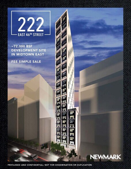 Primary Photo Of 222 E 46th St, New York Office For Sale