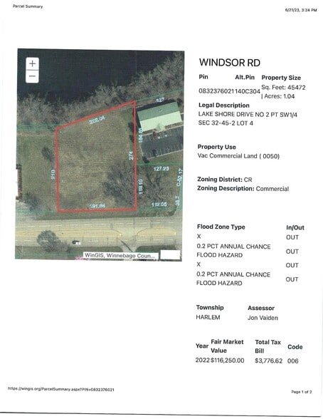 More Photos Of 1860 Windsor Rd, Loves Park Land For Sale