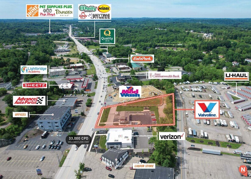 More Photos Of 5315 William Flynn Hwy, Gibsonia Auto Repair For Sale