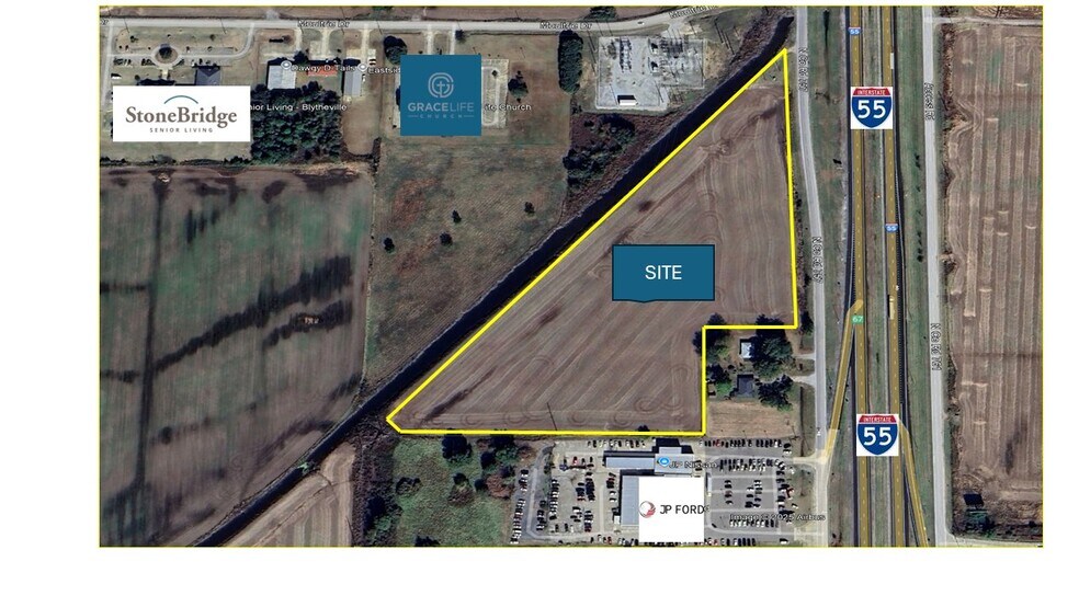 Primary Photo Of 830 N Service Rd Rd, Blytheville Land For Sale