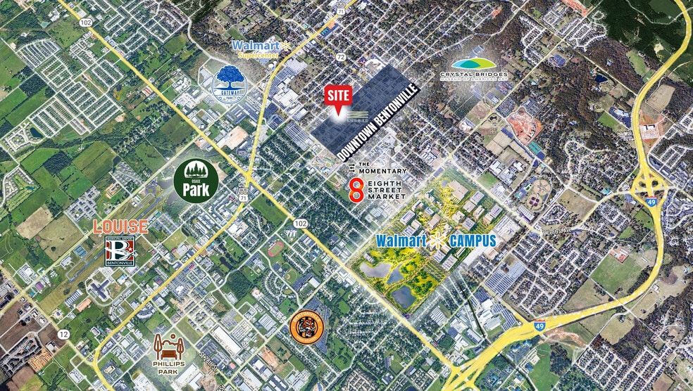 More Photos Of 402 SW A St, Bentonville Bank For Lease