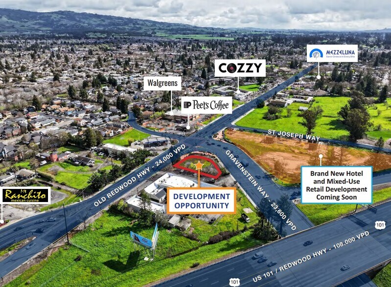 More Photos Of 7675 Old Redwood Hwy, Cotati Land For Sale