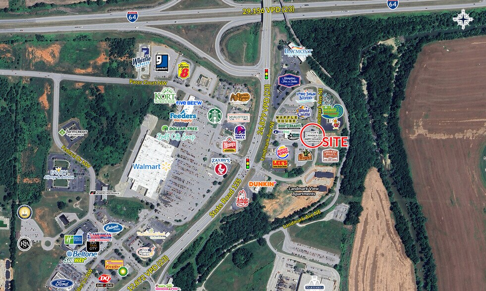 More Photos Of 2421 Landmark Way, Corydon Storefront For Lease