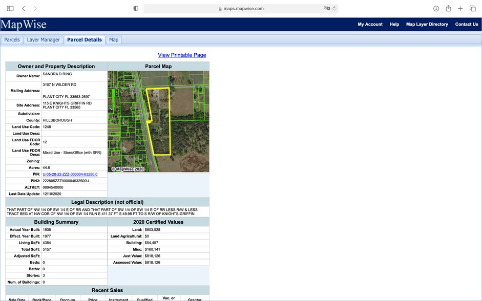 More Photos Of 115 E Knights Griffin Rd, Plant City Land For Sale