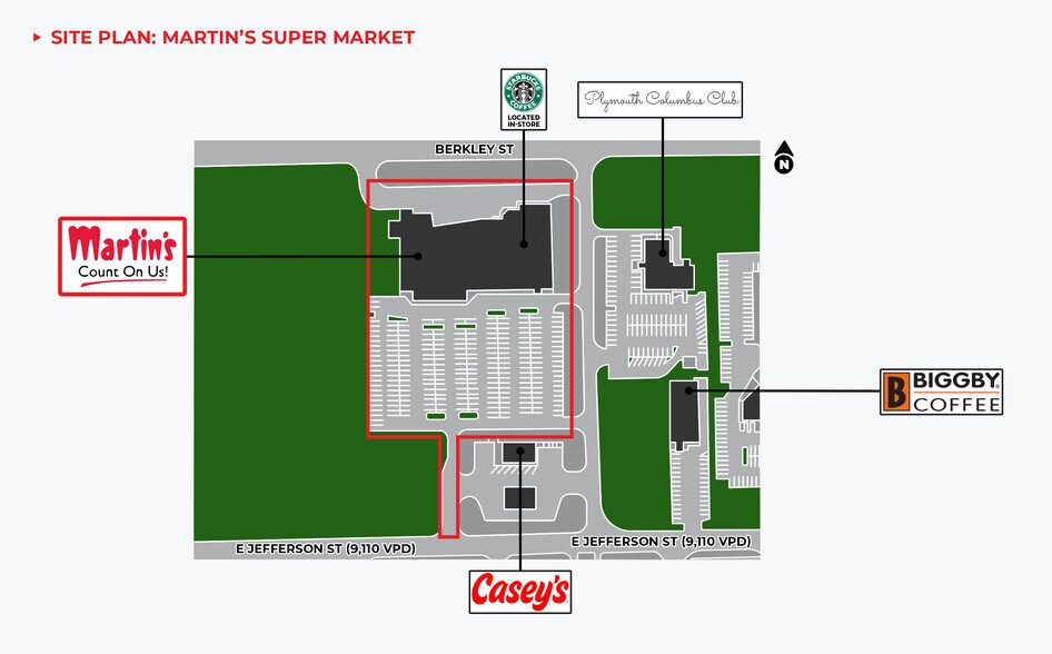 More Photos Of 865 E Jefferson St, Plymouth Supermarket For Sale