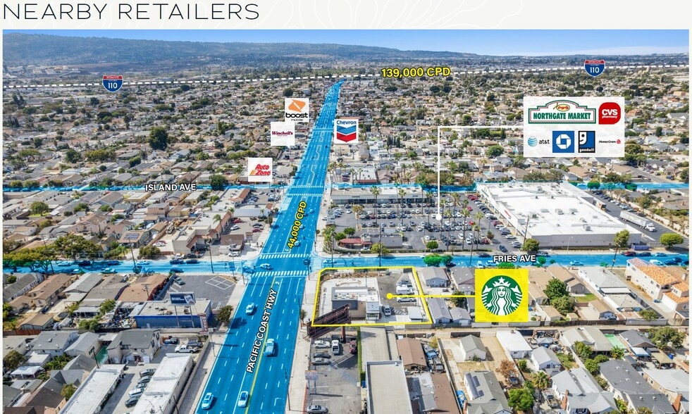 Primary Photo Of 215 W Pacific Coast Hwy, Wilmington Fast Food For Sale