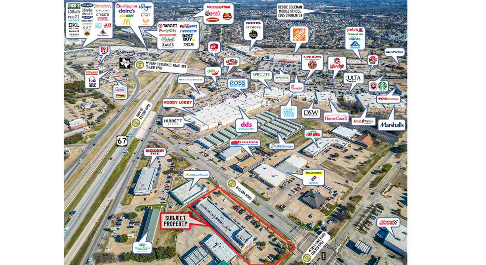 More Photos Of 125 N Clark Rd, Cedar Hill Storefront For Sale