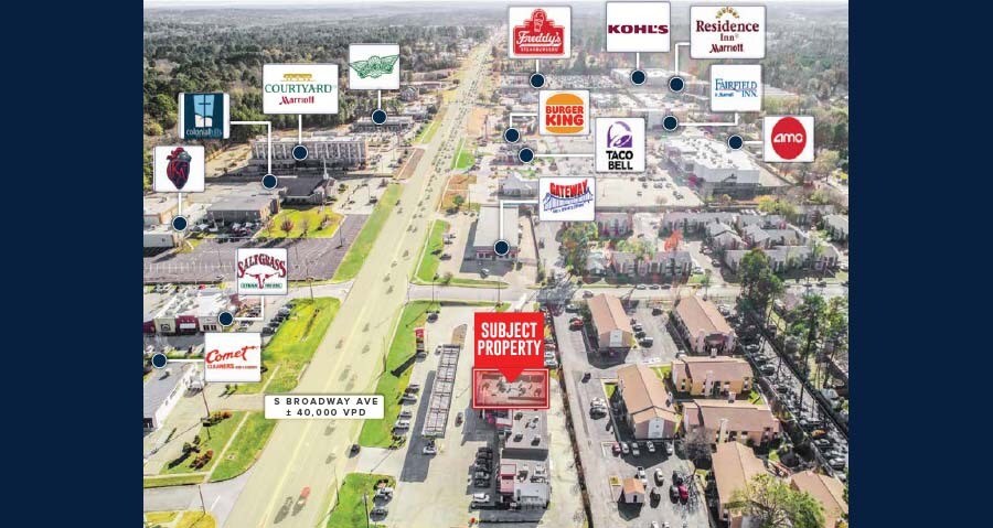 More Photos Of 7205 S Broadway Ave, Tyler Fast Food For Lease