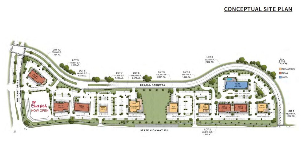 More Photos Of State Highway 151 & Military Drive W, San Antonio Land For Lease