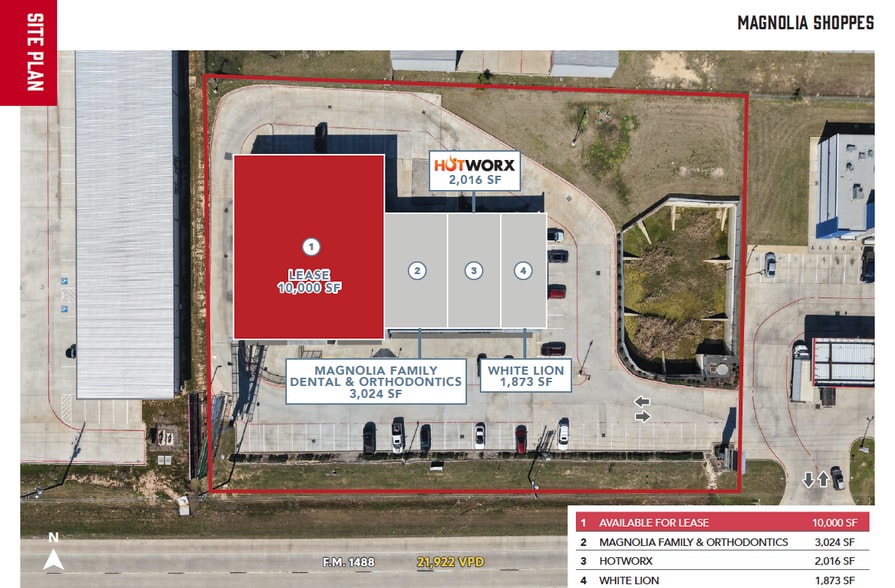 More Photos Of 10226 FM 1488, Magnolia Storefront For Lease