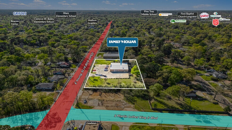 More Photos Of 935 E Young St, Longview Freestanding For Sale