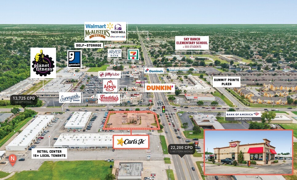 Primary Photo Of 841 SW 89th St, Oklahoma City Fast Food For Sale