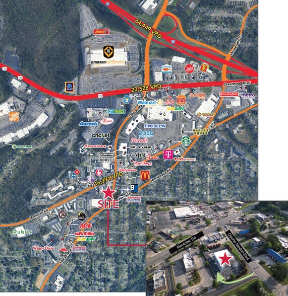 More Photos Of 5110 Oporto Madrid Blvd S, Irondale Freestanding For Lease