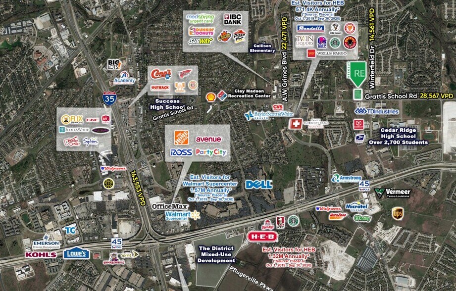 More Photos Of 4510 Gattis School Rd, Round Rock Storefront For Lease