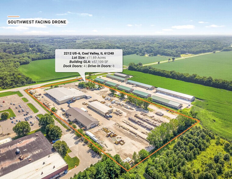 More Photos Of 2212 US Highway 6, Coal Valley Warehouse For Sale