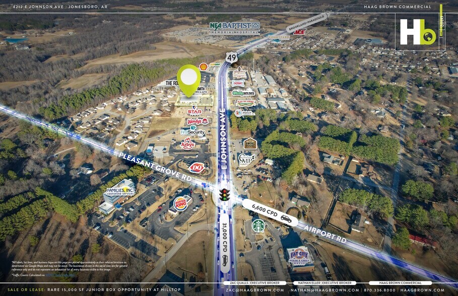 More Photos Of 4212 E Johnson Ave, Jonesboro Freestanding For Lease