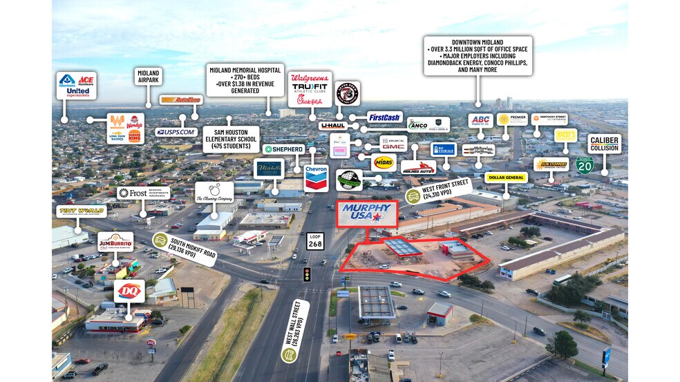 More Photos Of 3601 W Wall St, Midland Convenience Store For Sale