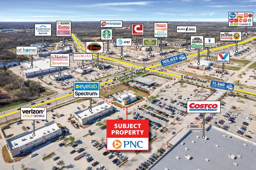 More Photos Of 3630 W University Dr, McKinney Bank For Sale