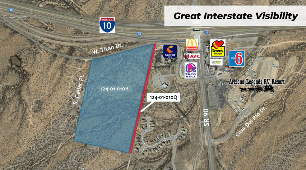 Primary Photo Of I-10 & State Route 90, Benson Land For Sale