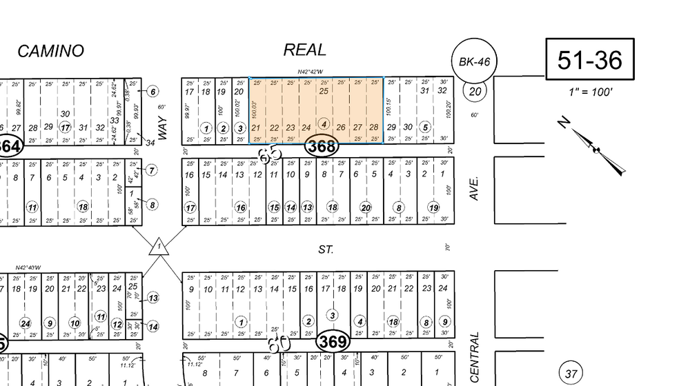 Primary Photo Of 1562 El Camino Real, San Carlos Land For Sale