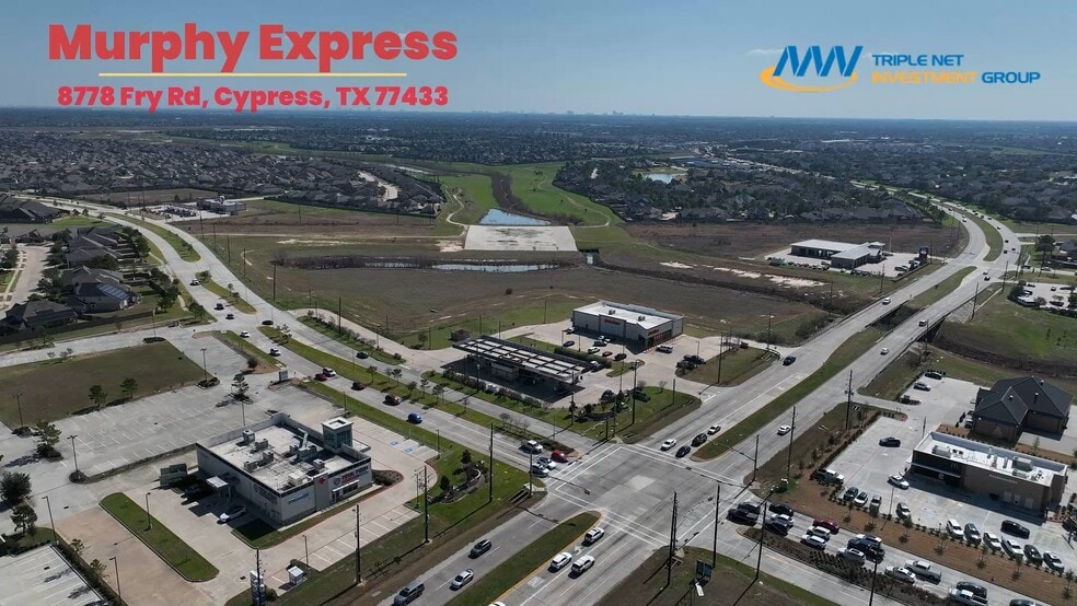 Primary Photo Of 8778 Fry Rd, Cypress Service Station For Sale