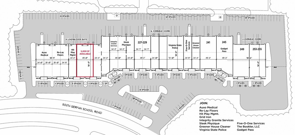 More Photos Of 201-255 E German School Rd, Richmond Flex For Lease