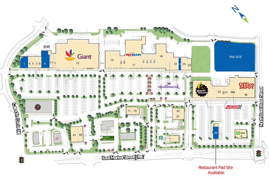 More Photos Of 510-550 E Market St, Leesburg Unknown For Lease