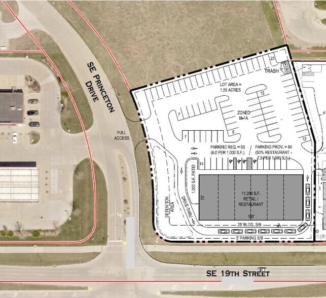 More Photos Of 1881 Princeton, Grimes Storefront For Lease