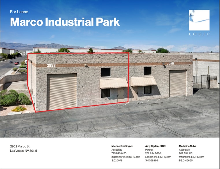 Primary Photo Of 2952 Marco St, Las Vegas Warehouse For Lease