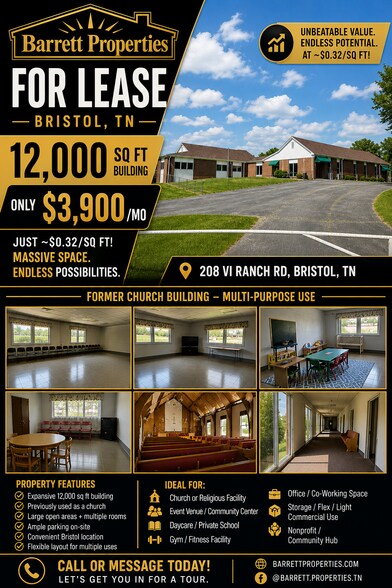 More Photos Of 208 V I Ranch Rd, Bristol Specialty For Lease