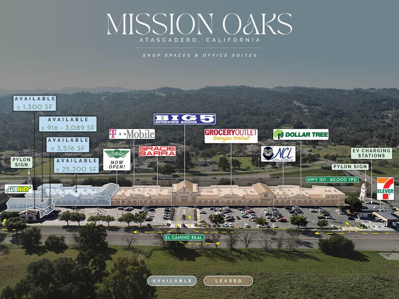 More Photos Of 2040-2240 El Camino Real, Atascadero Storefront For Lease