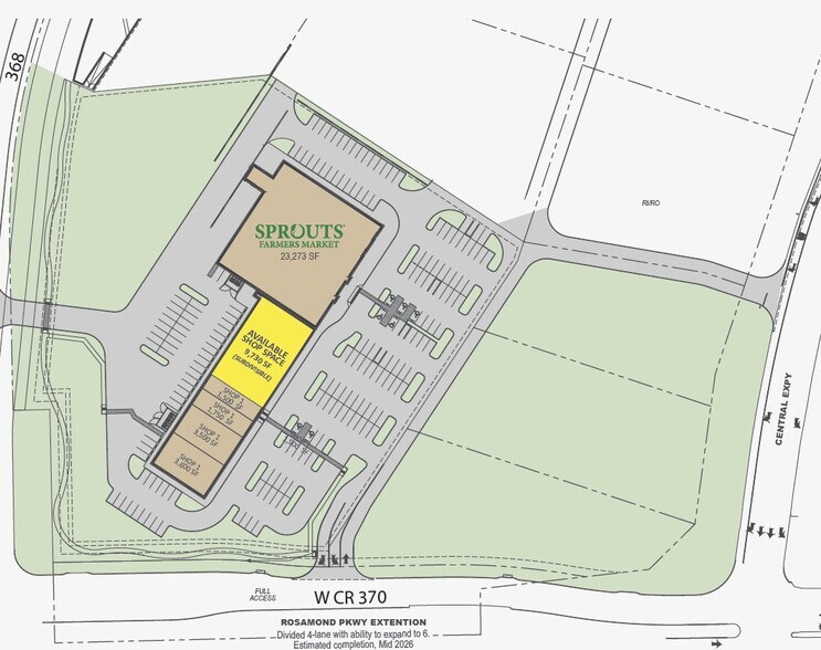 Primary Photo Of W County Rd 370 Rd @ N US 75, Anna Storefront For Lease