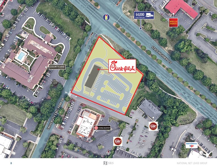 More Photos Of 8648 Jw Clay Blvd, Charlotte Fast Food For Sale