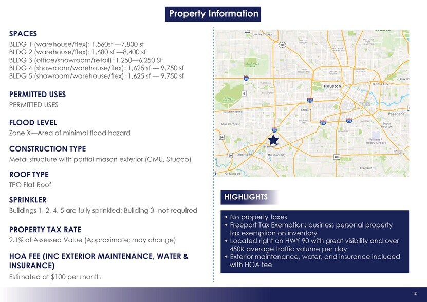 More Photos Of 4231 S Main St, Stafford Storefront Retail Office For Lease