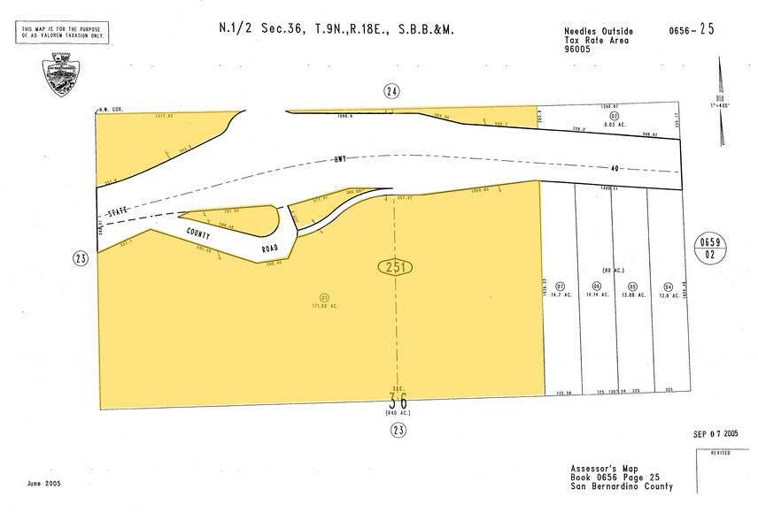 More Photos Of I 40 exit National Trails Hwy @ Route 66, Needles Land For Sale