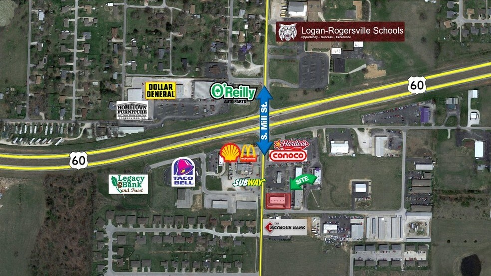 More Photos Of 432 S Mill St, Rogersville General Retail For Lease