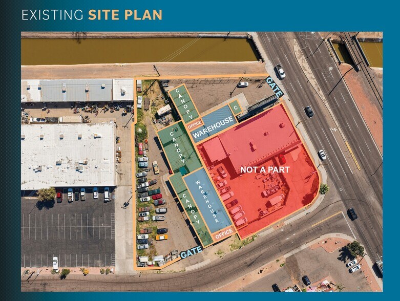 More Photos Of 3140 Grand Ave & 3217 W Weldon Ave, Phoenix Contractor Storage Yard For Sale
