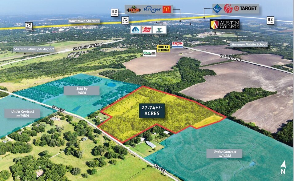 More Photos Of FM 697, Sherman Land For Sale