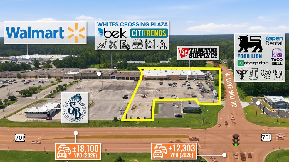 More Photos Of 28 Whites Crossing Plaza, Whiteville General Retail For Sale