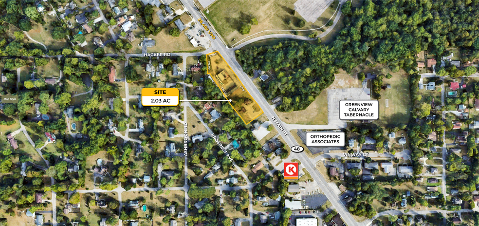 Primary Photo Of 8049-8051 N Main St, Dayton Land For Sale