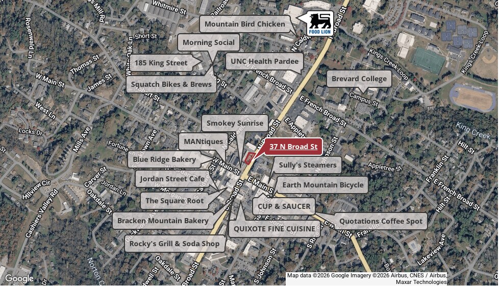 More Photos Of 37 N Broad St, Brevard Storefront Retail Office For Lease